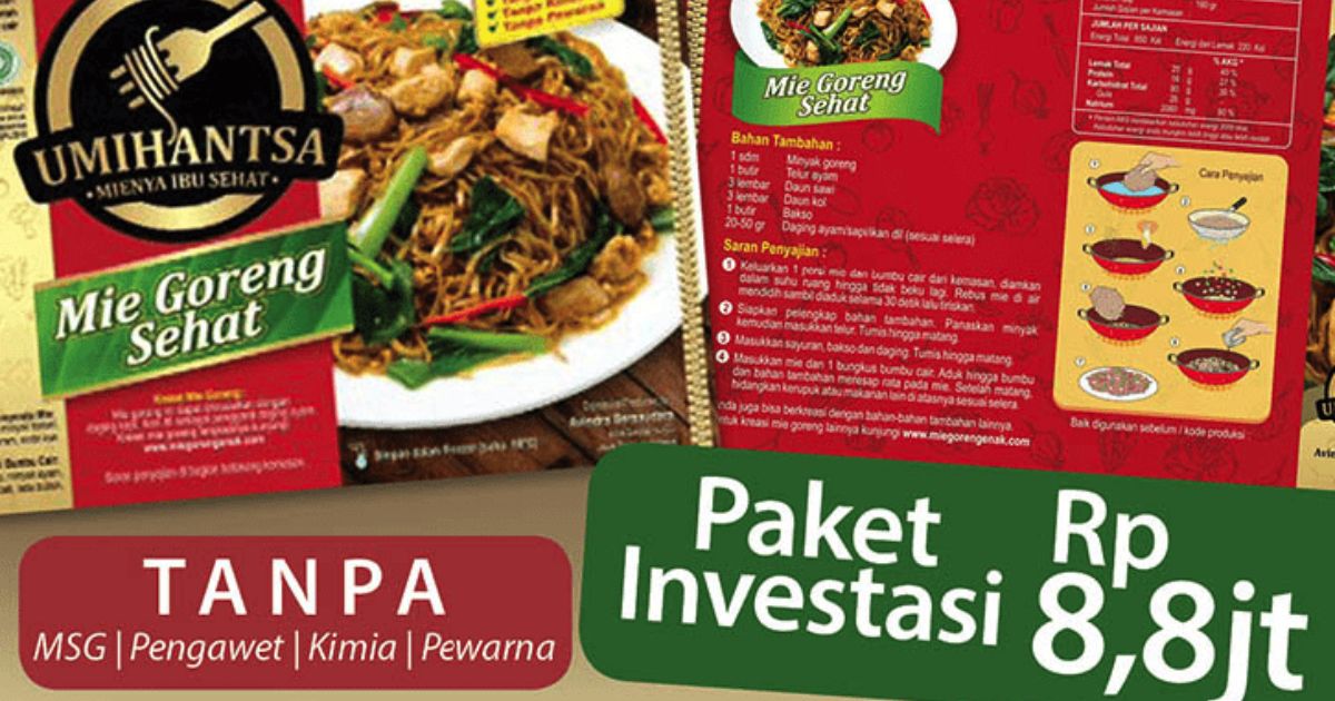 10 Rekomendasi Franchise Makanan untuk Pemula 8 Mie Goreng Umihantsa