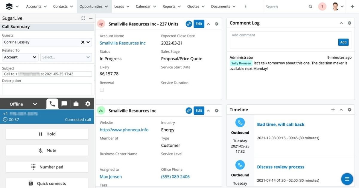 sugar crm