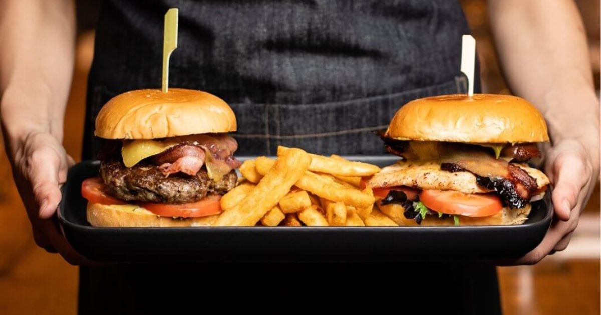 restoran cepat saji burger fast