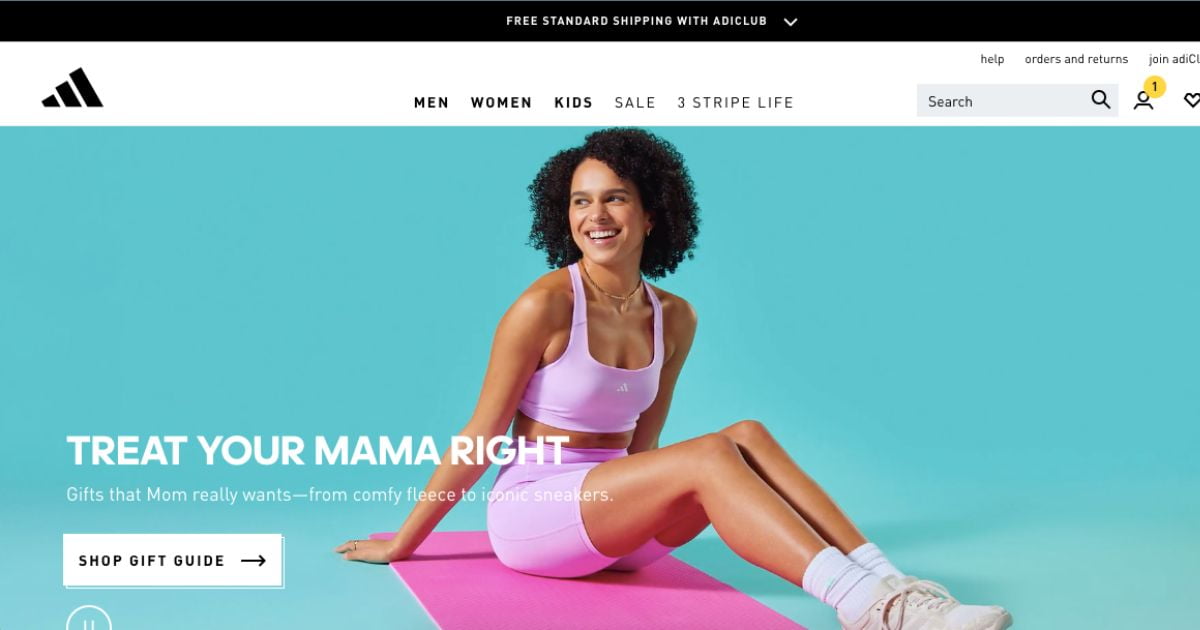 Website Adidas