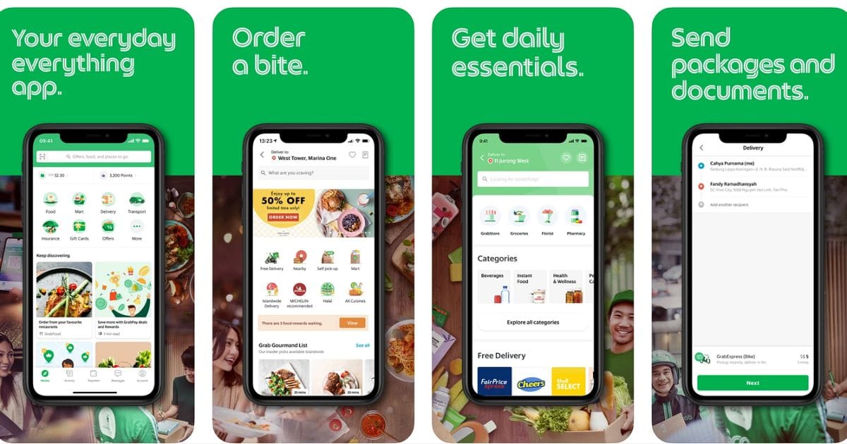 Aplikasi Jual Makanan Online - GrabFood