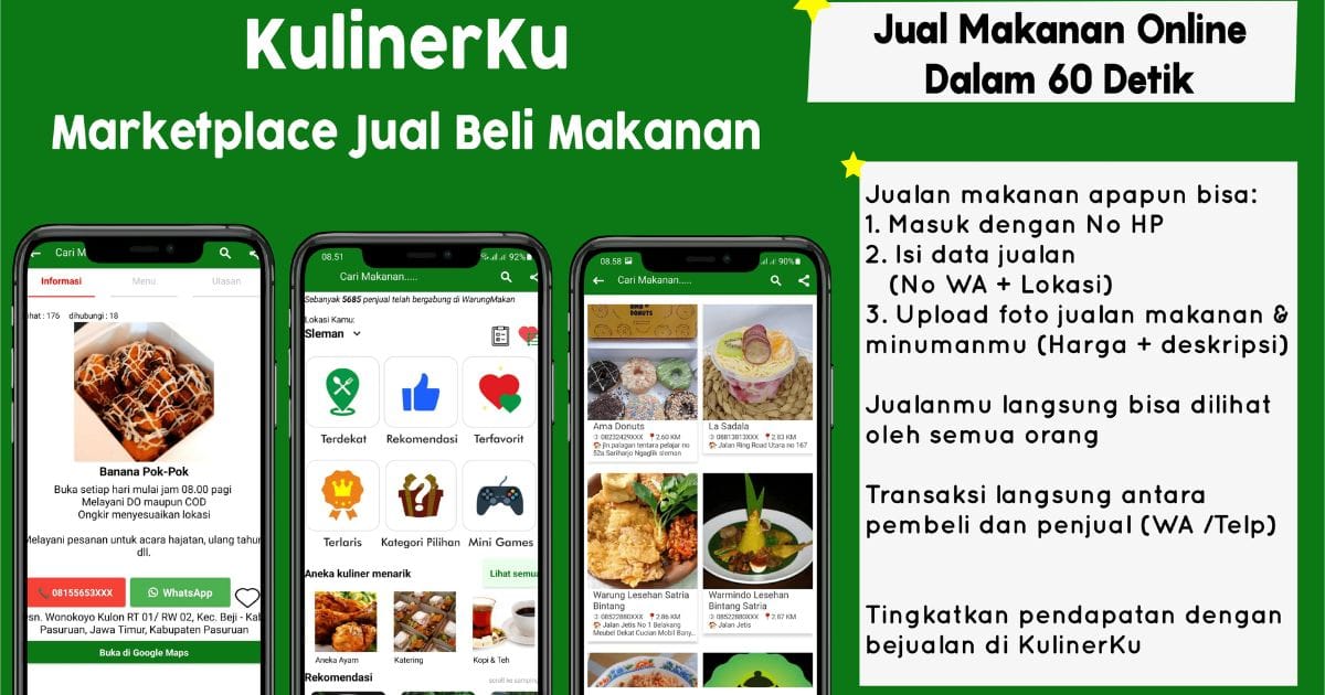 Aplikasi Jual Makanan Online - KulinerKu