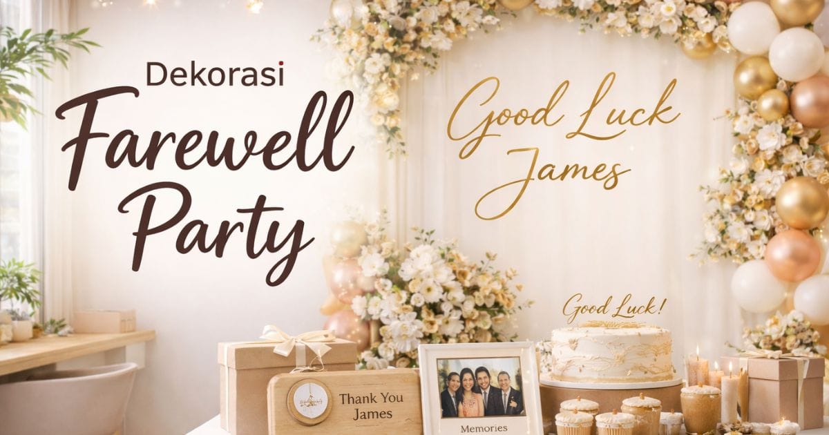 Dekorasi Farewell Party