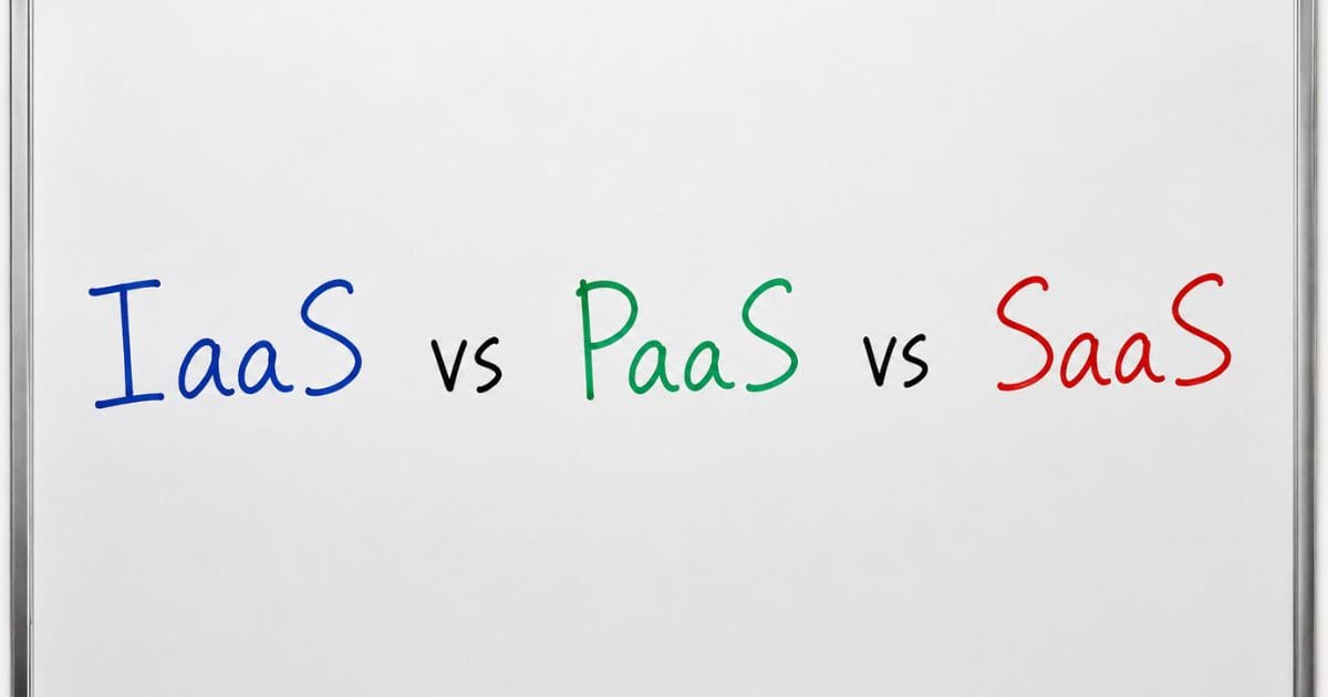 _IaaS vs PaaS vs SaaS