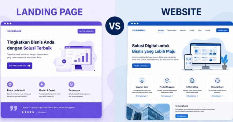 Landing Page vs Website
