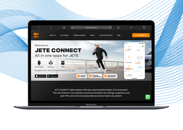 Portfolio aplikasi JETE Connect oleh DoranDev